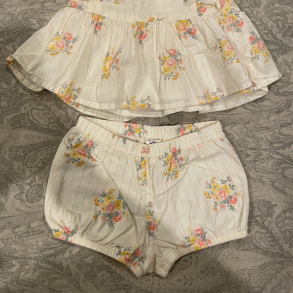 Baby 2 piece shorts and top